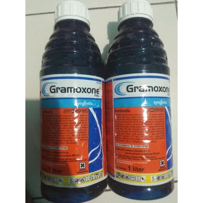 GRAMOXONE 1 LITER. Herbisida Pembasmi Rumput Bahan Aktif Parakuat 276 g/l.