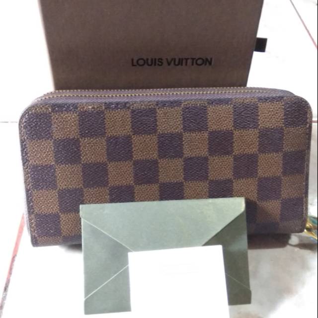 Dompet Lv Damier brown new resleting 2