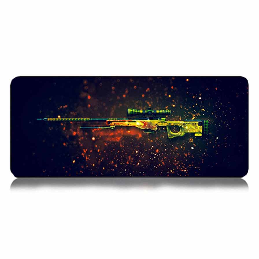 Mouse Pad Gaming XL Desk Mat 800 x 300 mm Anti Slip Back