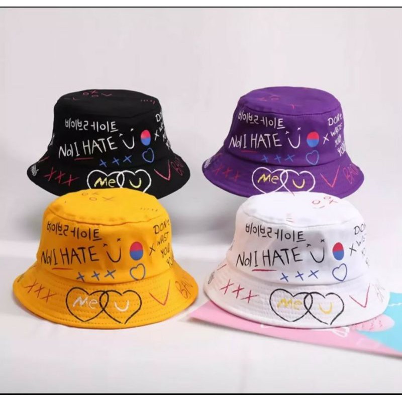 bucket hat dewasa topi fashion bucket  royal sublime