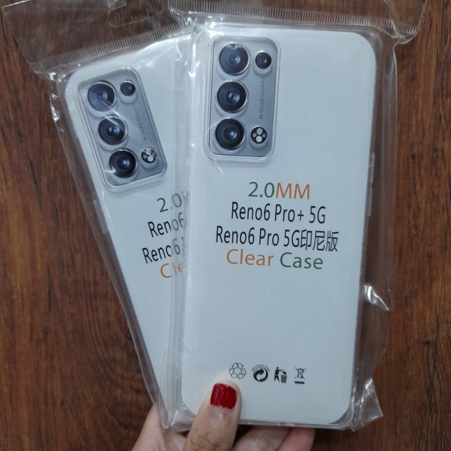 SoftCase OEM Transparan Oppo Reno 6 4G / Reno 6 Pro Plus 5G Reno6 Pro 5G Snapdragon Bening UltraThin2.0mm SUPER CLEAR