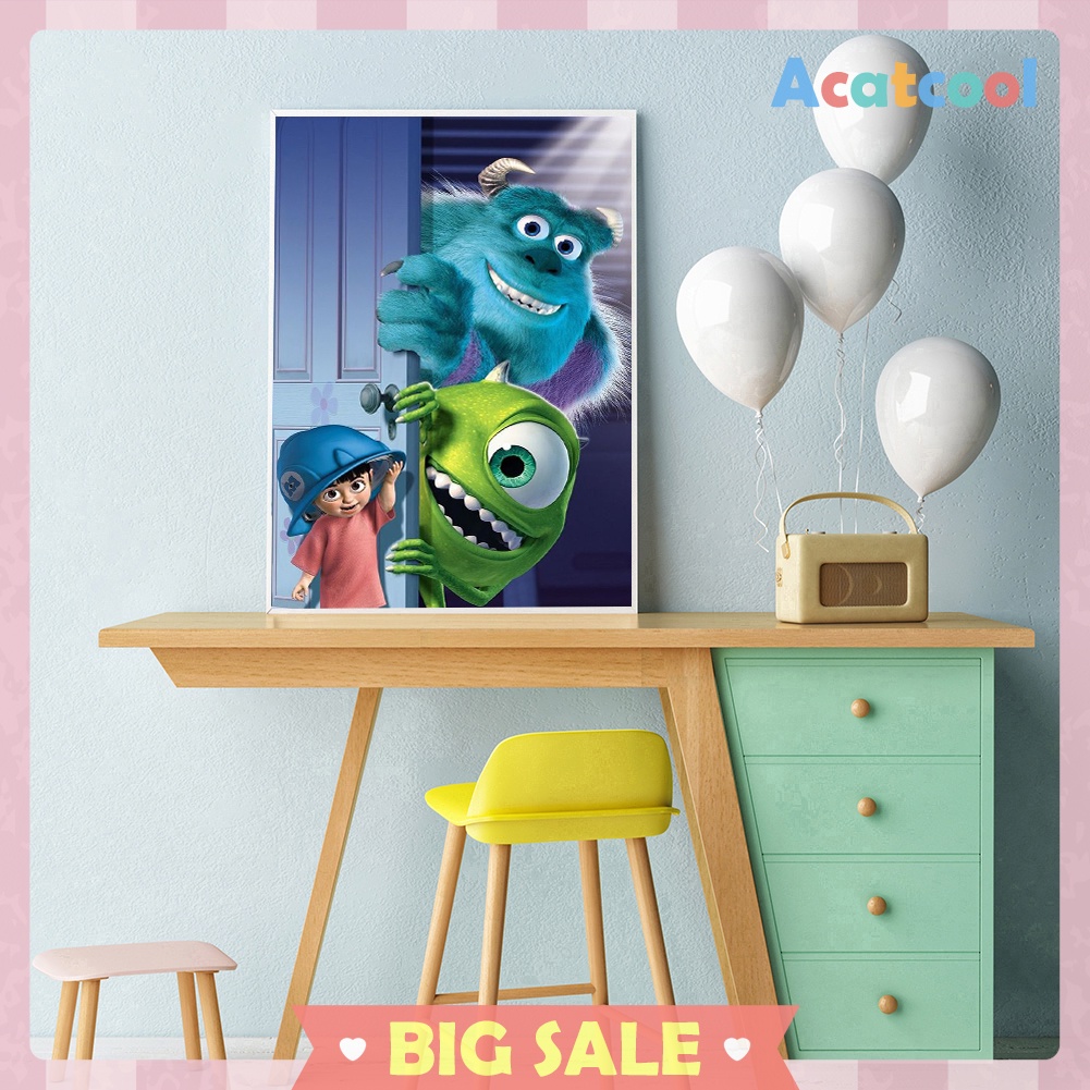 5D DIY Full Drill Diamond Painting Monsters Inc Cross Stitch Mosaic Kits