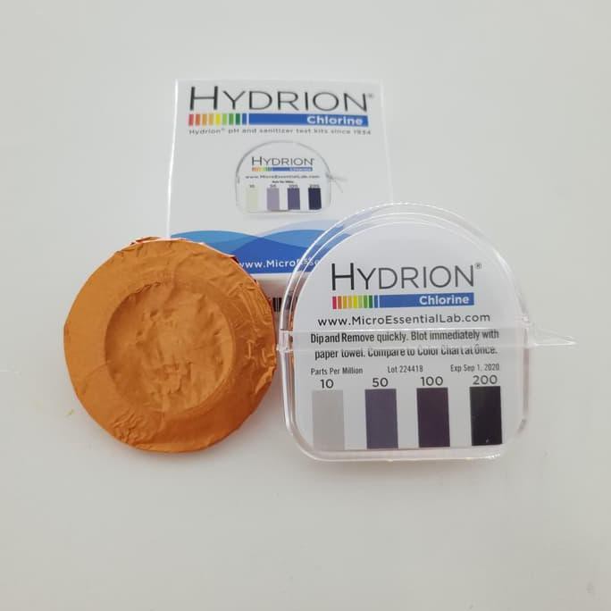 MURAH HYDRION Chlorine test kit paper CM240