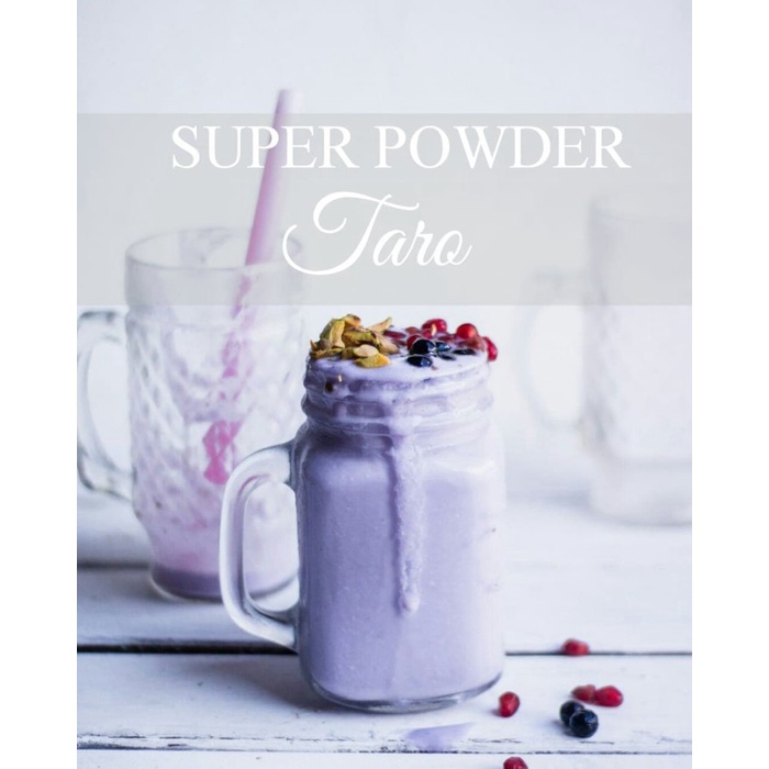 

DISKON - (BISA COD) Bubuk Minuman SUPER POWDER Taro Bubble drink Powder drink 1kg