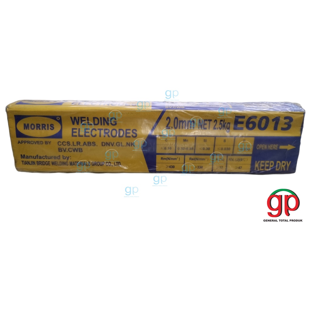 Kawat Las Listrik 2MM Morris (BOX=2.5KG)