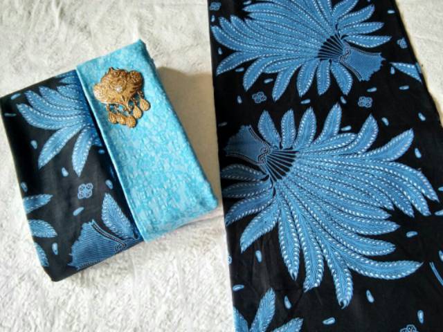 Kain Batik Prada - Kain Jarik Kebaya Motif Pari