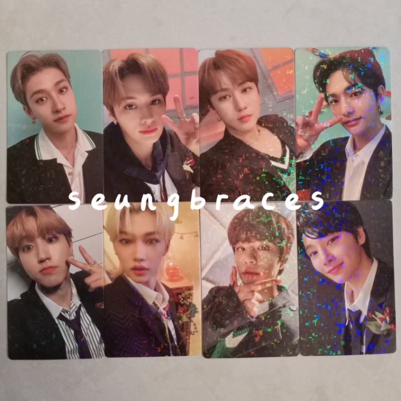 (ready stock) STRAY KIDS BENEFIT PHOTOCARD — SOUNDWAVE SWKR SOUND WAVE CHRISTMAS EVEL CE BENE PC HYU