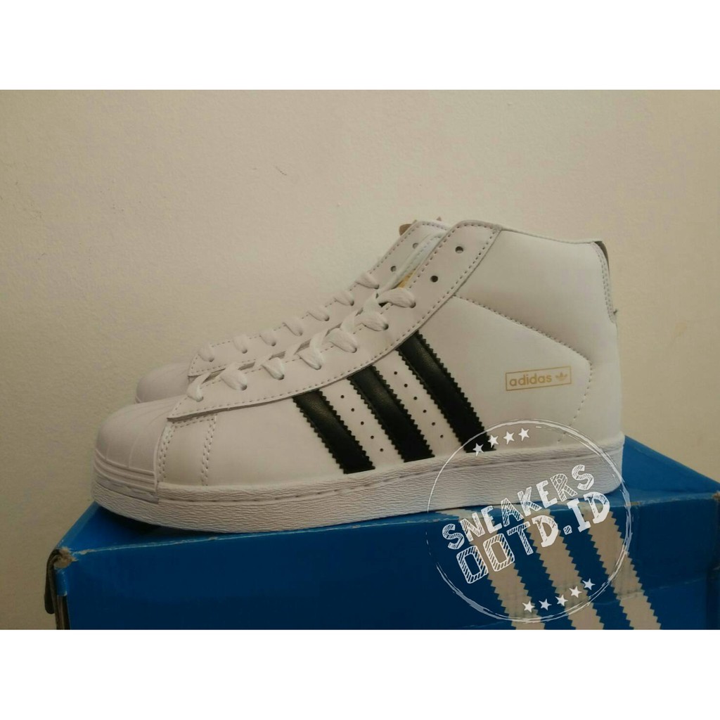 Sneakers adidas superstar High putih