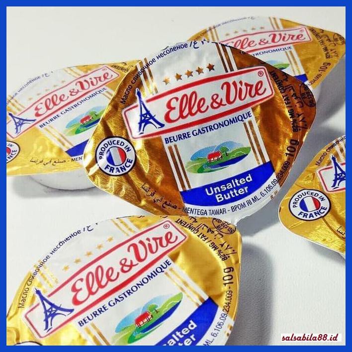 

Rettubagetnem- Unsalted Butter Elle Vire 10Pcs X 10Gr Untuk Mpasi Bayi -Asli-Slii.