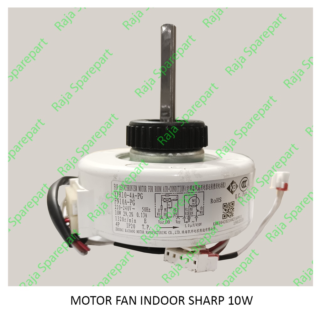 Motor Fan Indoor AC Sharp 10 Watt (Ukuran ada di gambar )