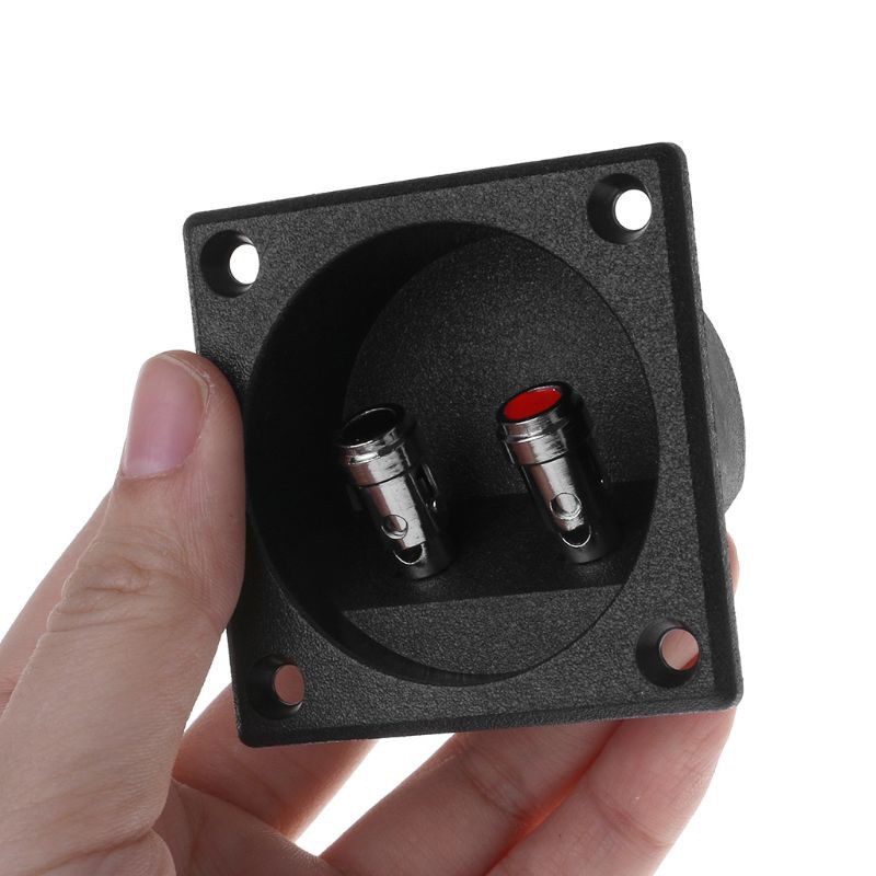 btsg Terminal Cup Connector 270 Parts Express Double Binding Posts Twist Gold Banana Jacks Recessed Subwoofer Speaker Box Enclosure