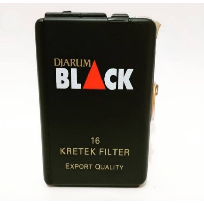 Kotak Rokok Plus Korek Motif Djarum Black / Korek Api Unik / Korek Api Murah / Kotak Rokok + Korek L