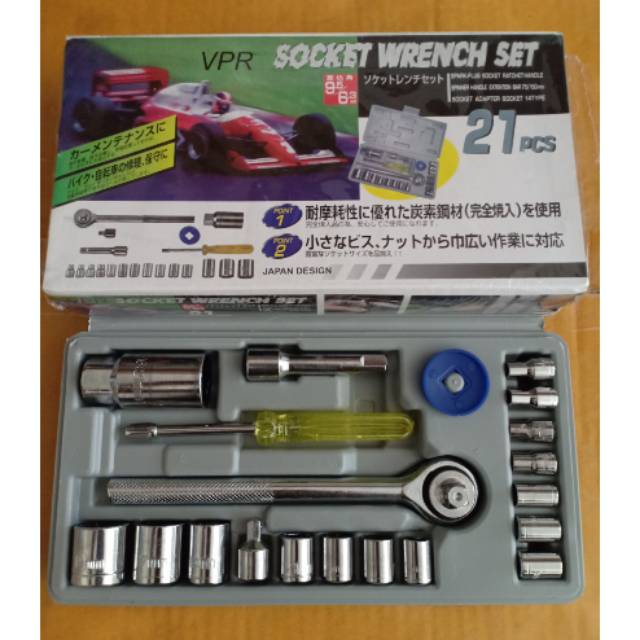 Kunci Sok Set 21pcs VPR