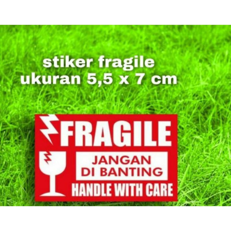 

stiker fragile