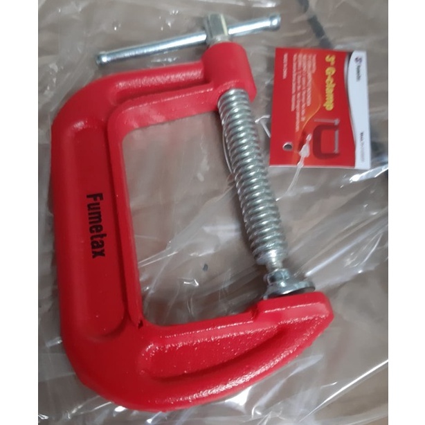 KLEM C / CATOK C / CLAMP C 5&quot;/C CLAMP KLEM G CATOK PRESS JEPIT BESI KAYU MURAH BAGUS