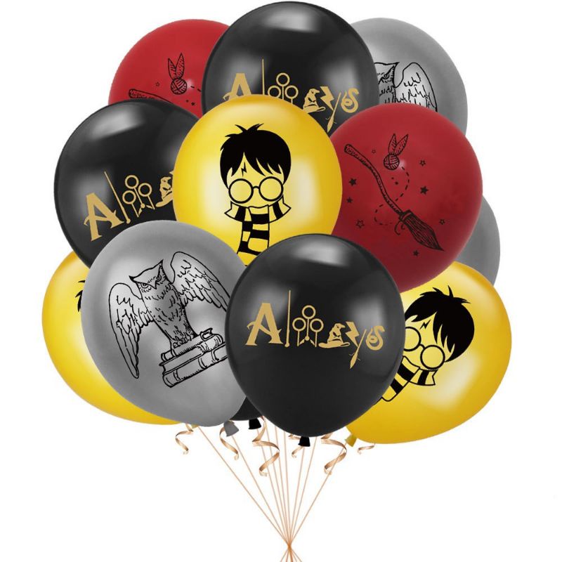 Balon Balloon Latex Lateks Harry Potter Isi 12 Pesta Kostum Ulang Tahun