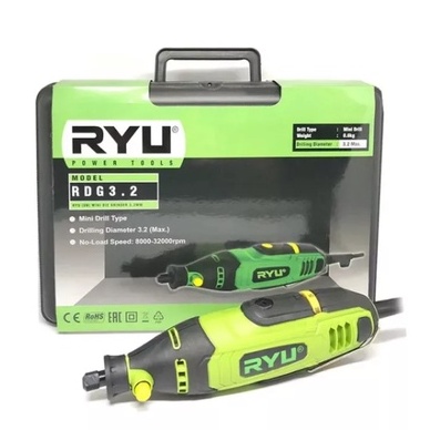 RYU Die Grinder RDG 3.2 Mini Grinder Ryu Koper Mesin Gerinda Tuner Botol Bor Tuner BERGARANSI