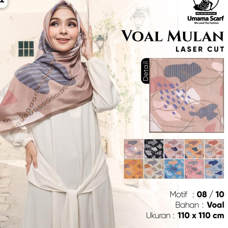 [✻➥] PART2 JILBAB UMAMA VOAL MULAN LC MOTIF UMAMA HIJAB SEGI EMPAT/ UMAMA MULAN LC VOAL TEBAL,Kwalit