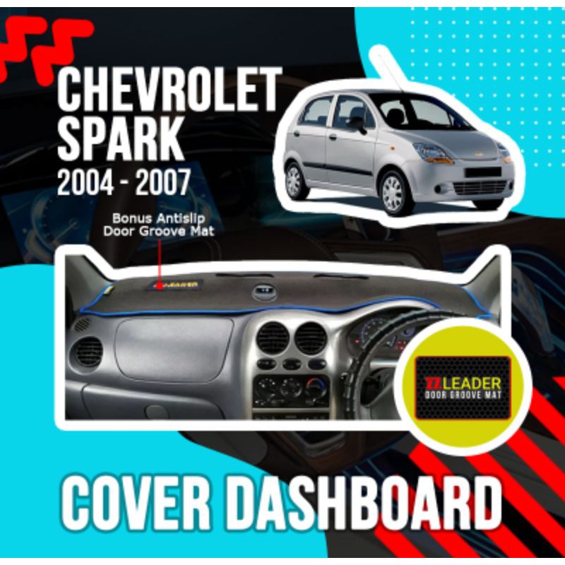 alas karpet cover dashboard mobil chevrolet spark