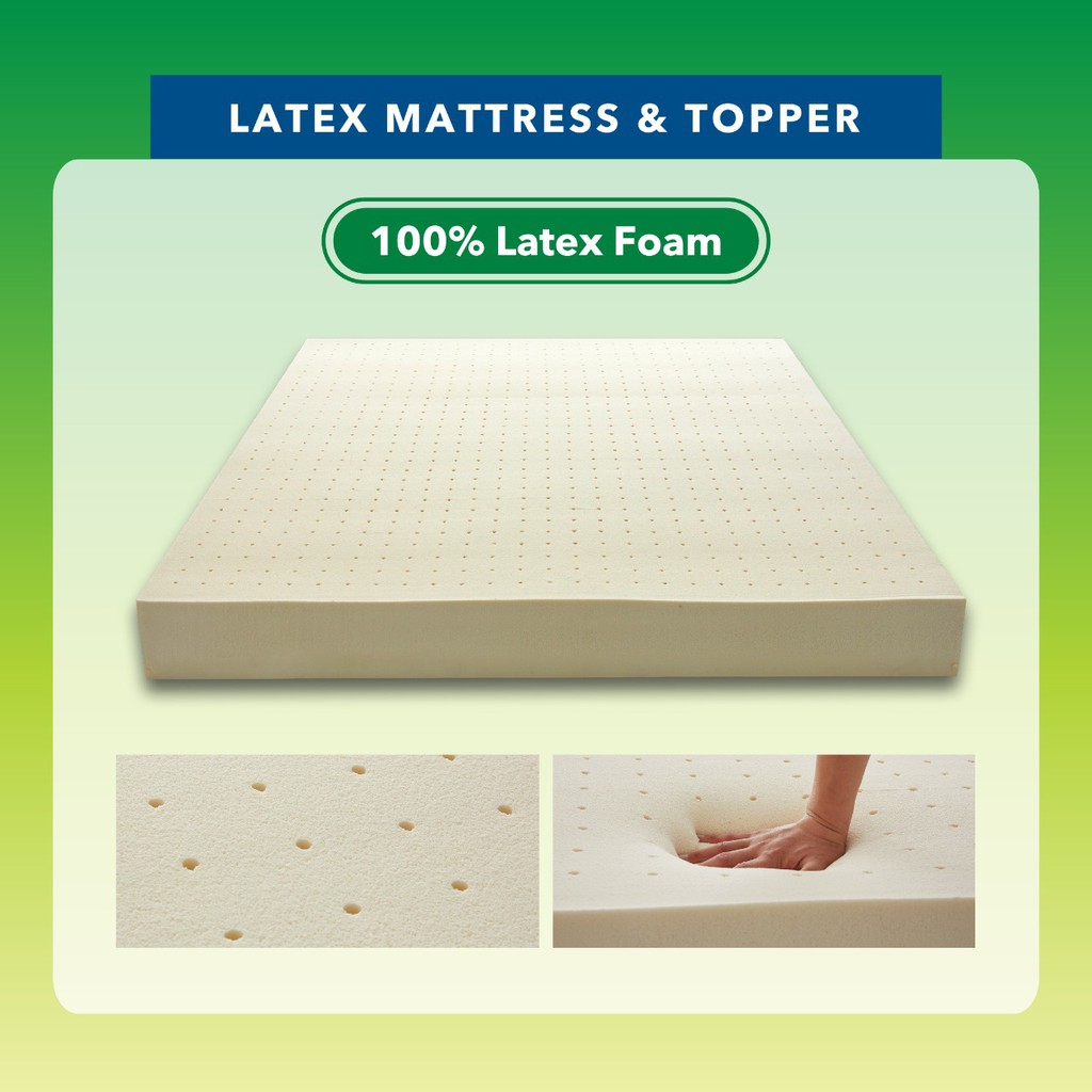 Kasur Full Natural Latex Ukuran 180x200 Latex Pori