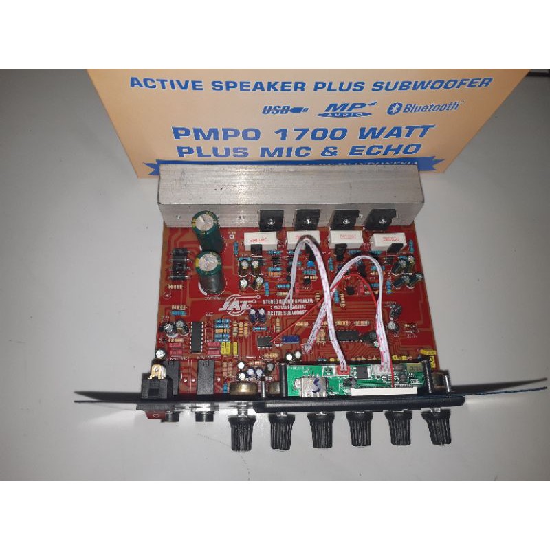 kit aktif speaker echo mp3 bluetooth