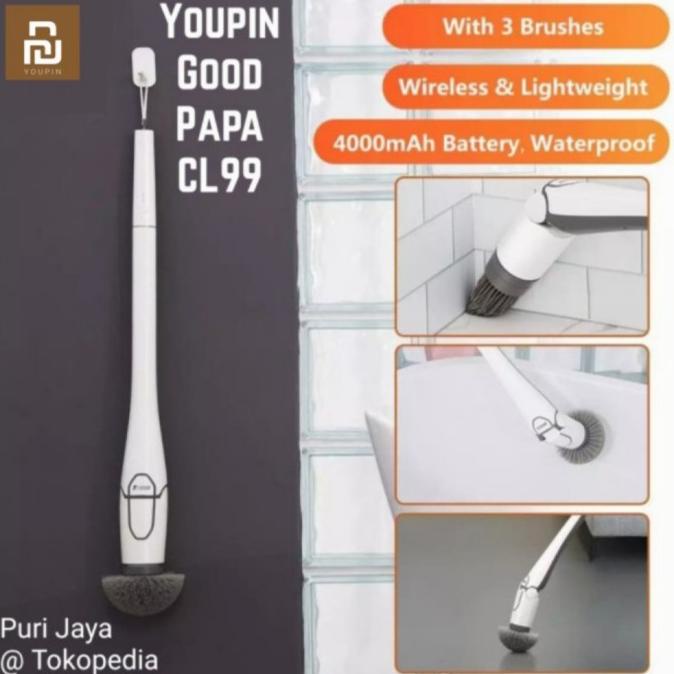 Youpin Good Papa Xiaomi Electric Spin Scrubber CL99 Sikat WC Wireless