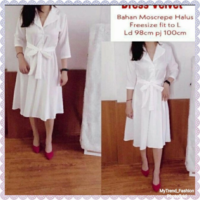 Baju Dress Pesta Natal Wanita Remaja Modern Trend Kekinian Murah Terbaru 2021 2022 Set Gaun Dress Me