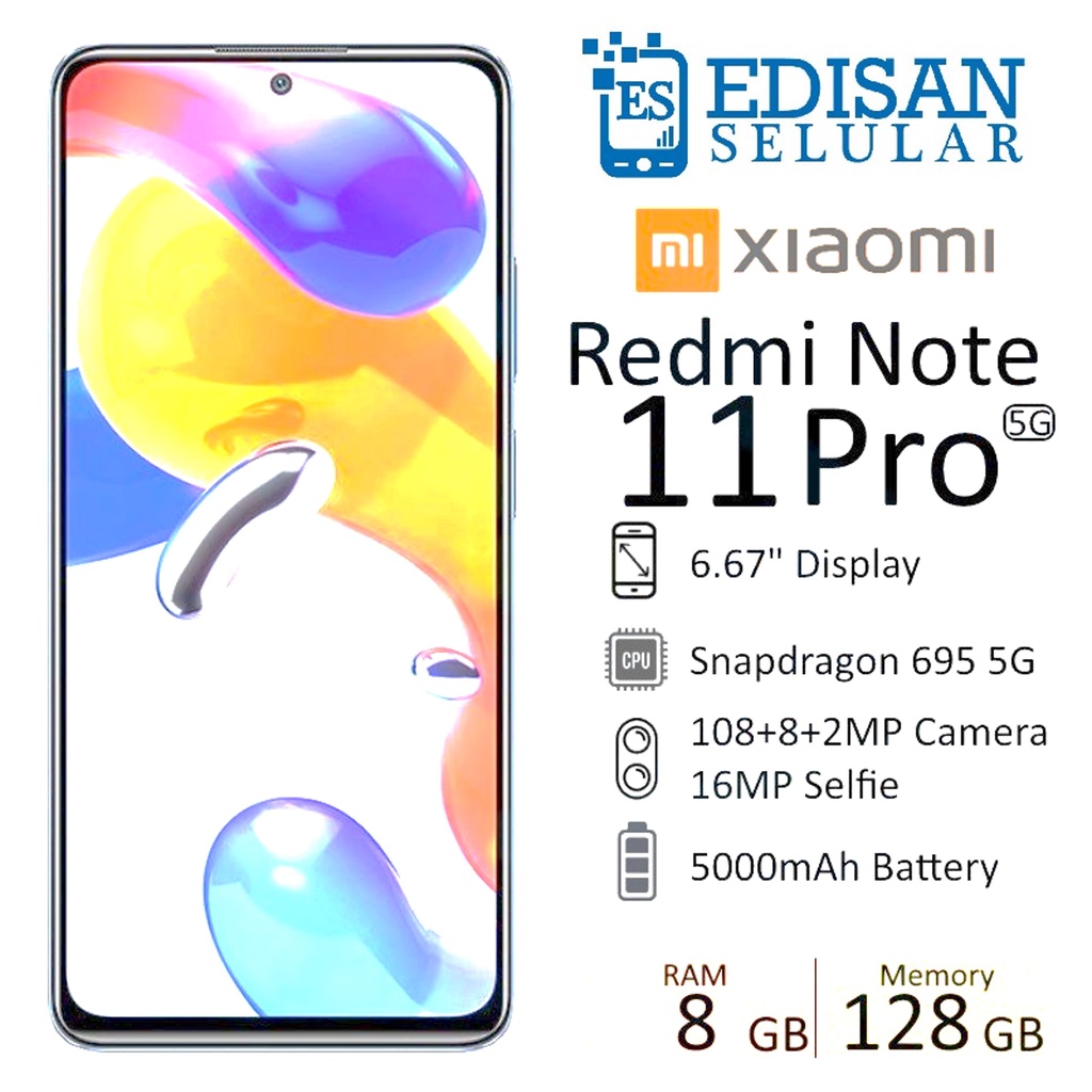 Xiaomi Redmi Note 11 Pro 5G 8/128 GB Garansi Resmi