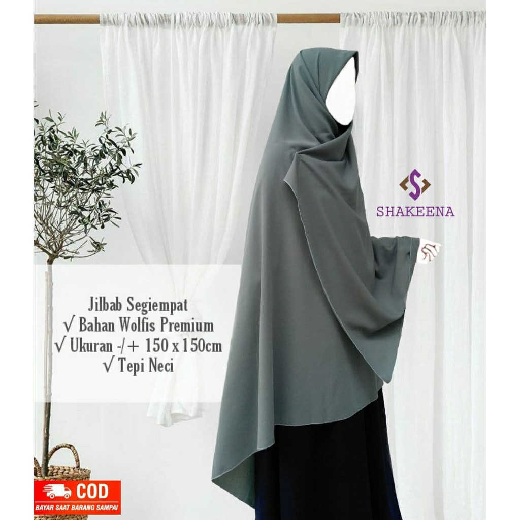 Jilbab Segiempat Jumbo 150x150cm