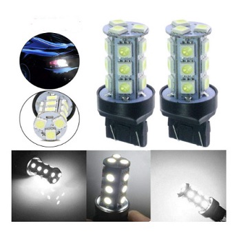 Lampu Stop Rem Led Senja Sein T20 18 Titik Mobil Motor - Putih