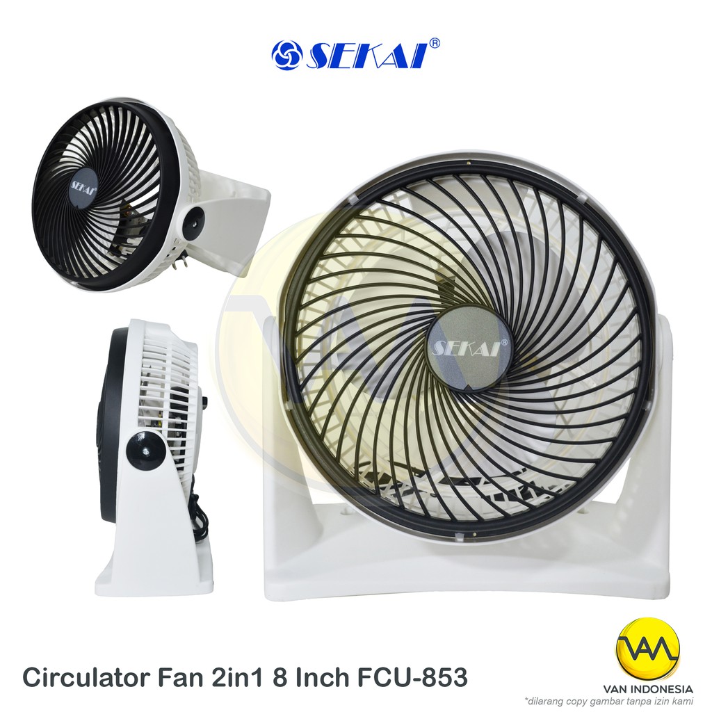 Kipas Angin Duduk 8 Inch Sekai Air Circulator Fan Fcu 835 Shopee Indonesia