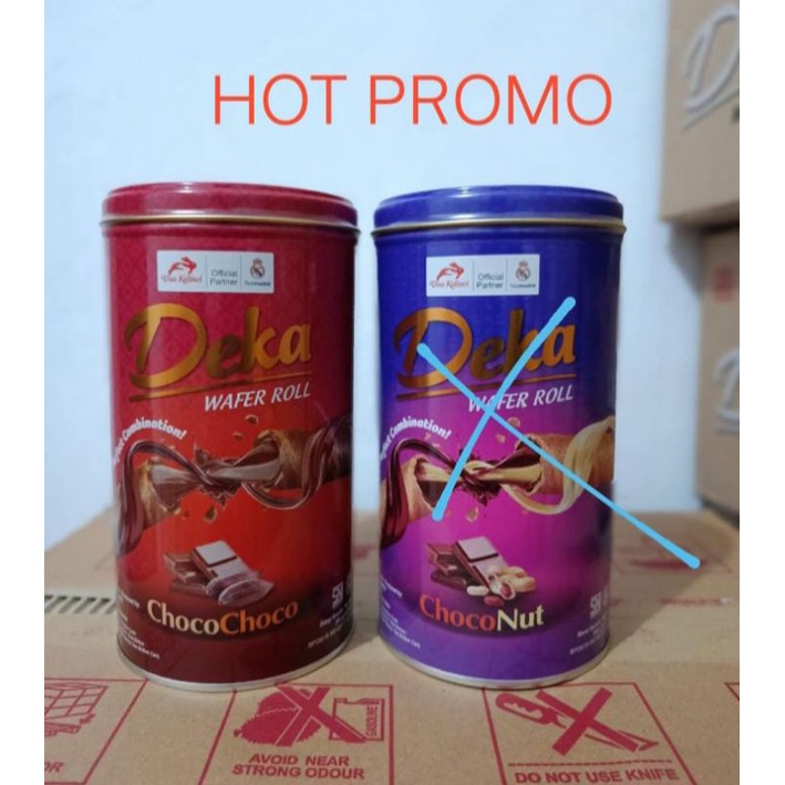 Deka Wafer Roll / Wafer Roll / 330 Gr / Kue Kaleng