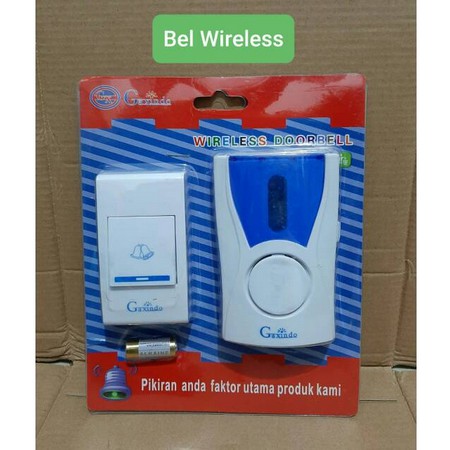 GAXINDO BEL WIRELESS / Bell pintu Wireless + Baterai (sudah termasuk) / GAXINDO BELL PINTU RUMAH