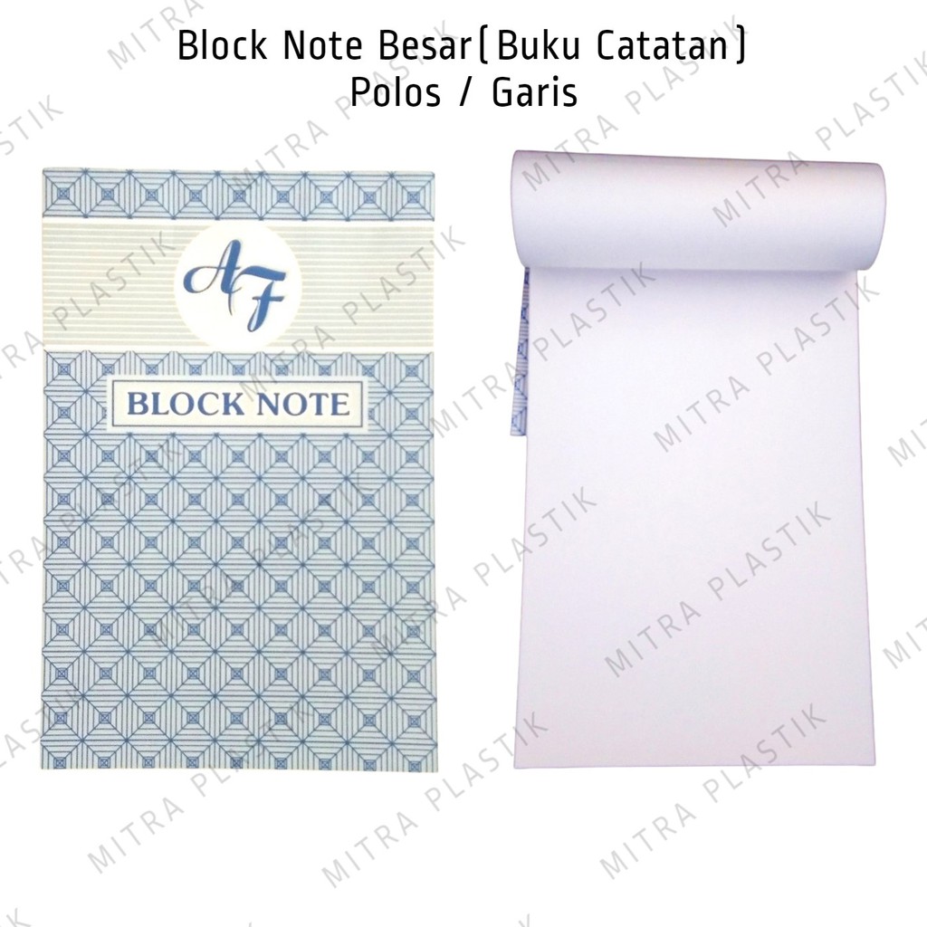 

Block Note NCR Besar AF Catatan Polos Garis Memo Notebook Notepad