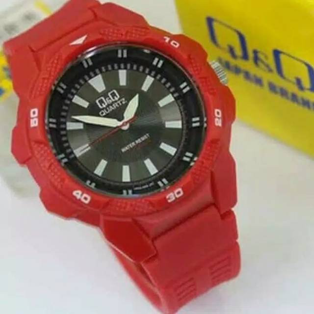 HOT PROMO ORIGINAL jam tangan pria unisex cewek / cowok  Q&amp;Q VR54j QQ analog VR-54 ori