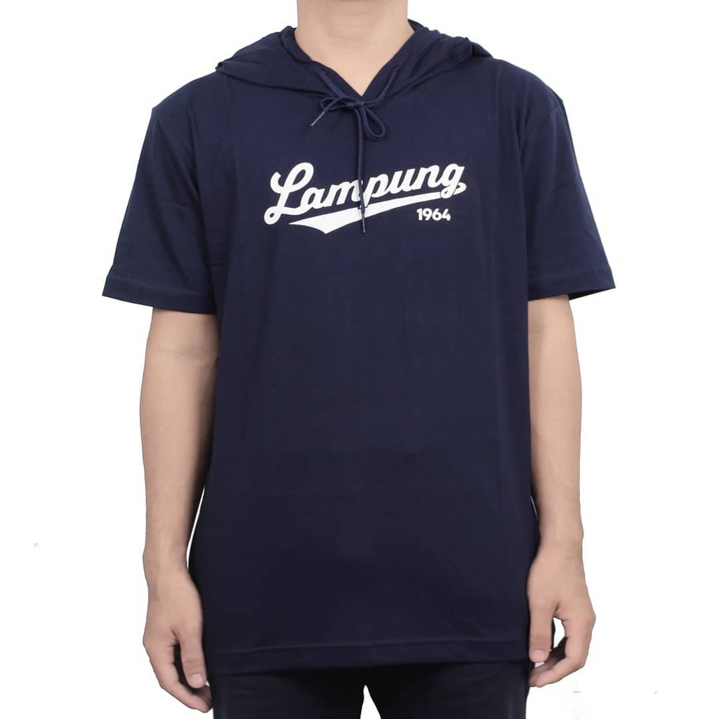 T-SHIRT HOODIE PRIA/WANITA - KAWAY TH LAMPUNG NAVY (UNISEX) 30