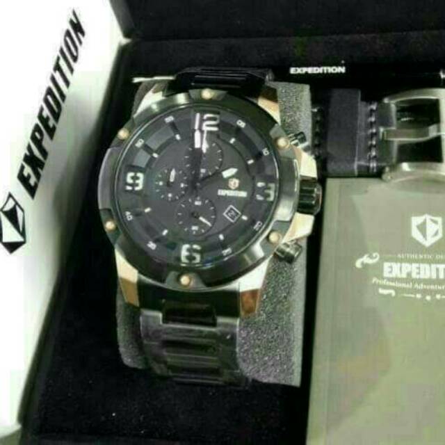 Jam tangan Expedition E6698 Black original