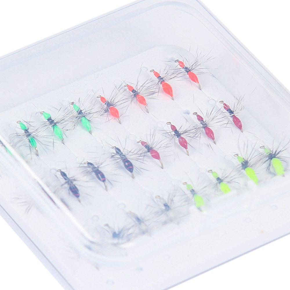 Preva 5pcs Pengait Serangga18# Fly Hook Artificial Insect Lure Hair Hook Umpan Semut