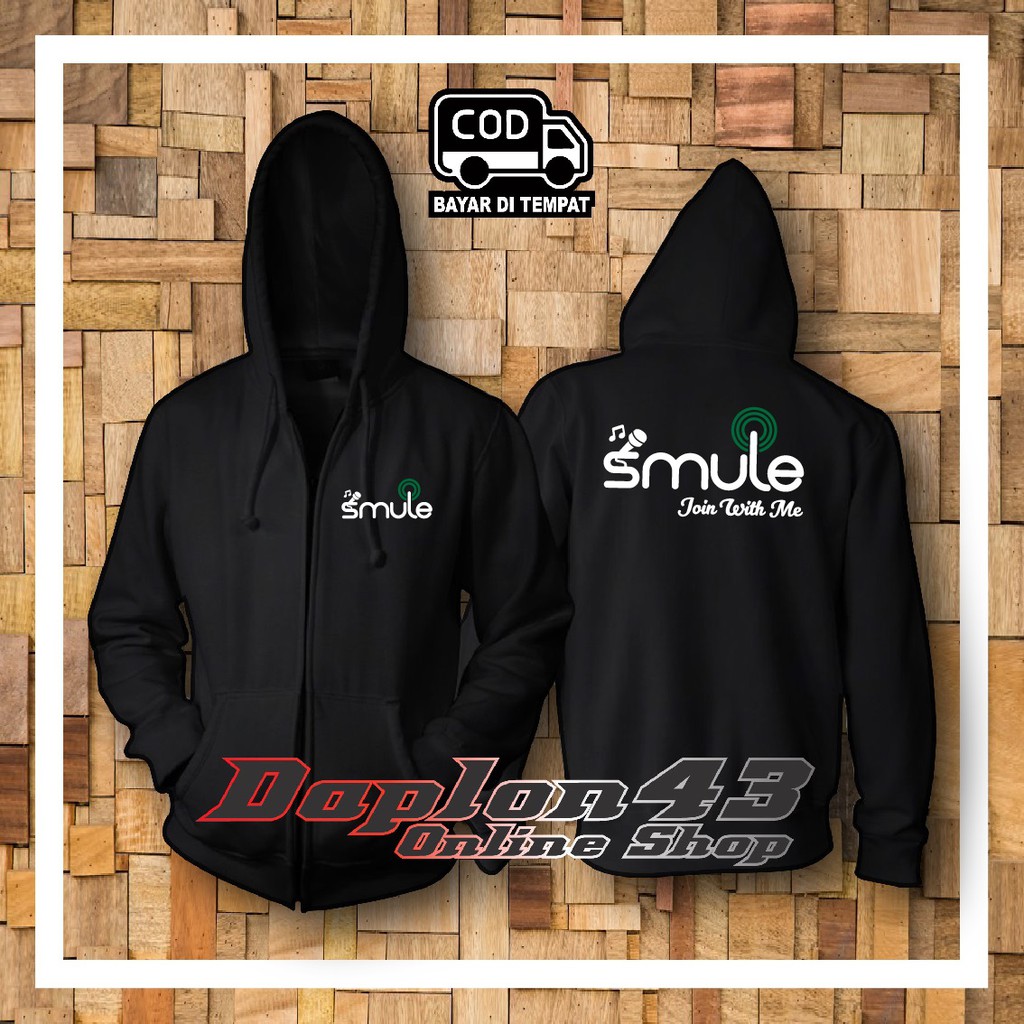 JAKET HOODIE ZIPPER SMULE JAKET DISTRO PREMIUM QUALITY DAPLON43 21