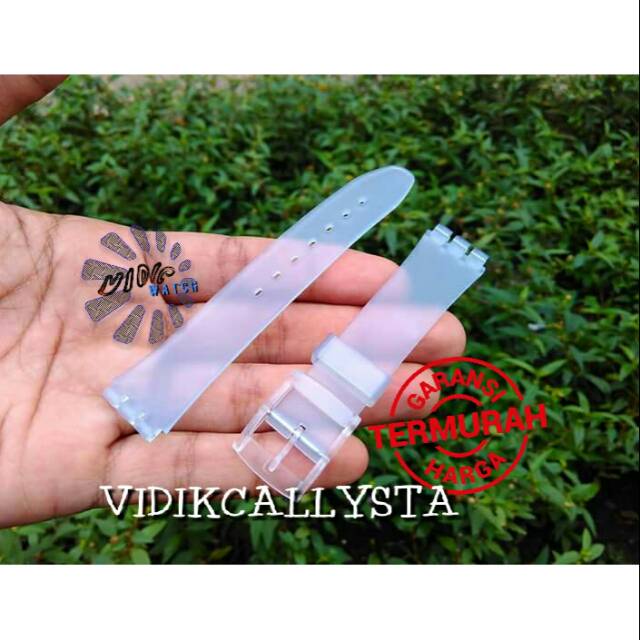 TALI 17 MM PUTIH BENING TRANSPARAN SKIN CHRONO BAET IRONY BIG STANDART GENT SCUBA200