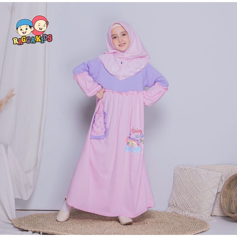 BAJU GAMIS ANAK TERBARU 2022 BAHAN KAOS BRANDED TANGGUNG PREMIUM NYAMAN TERLARIS RAGGAKIDS RG 53