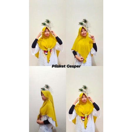 Hijab Instan PET PLISKET GESPER