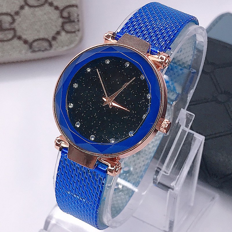 JAM TANGAN QUARTZ ANALOG DESAIN BINTANG GAYA KOREA UNTUK WANITA W31