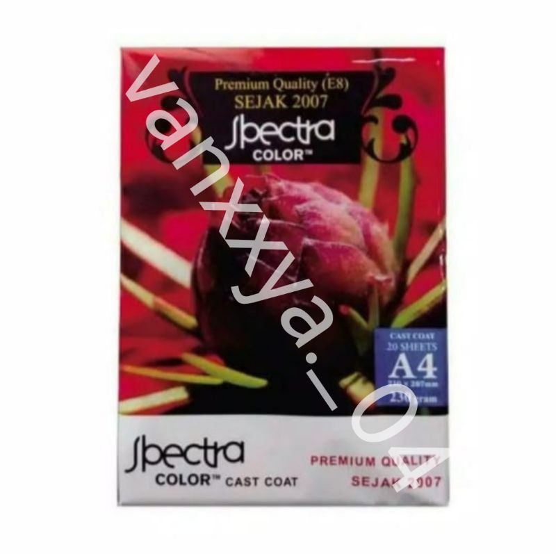 Kertas Foto Spectra Photo Paper 230gram 20piece/pax