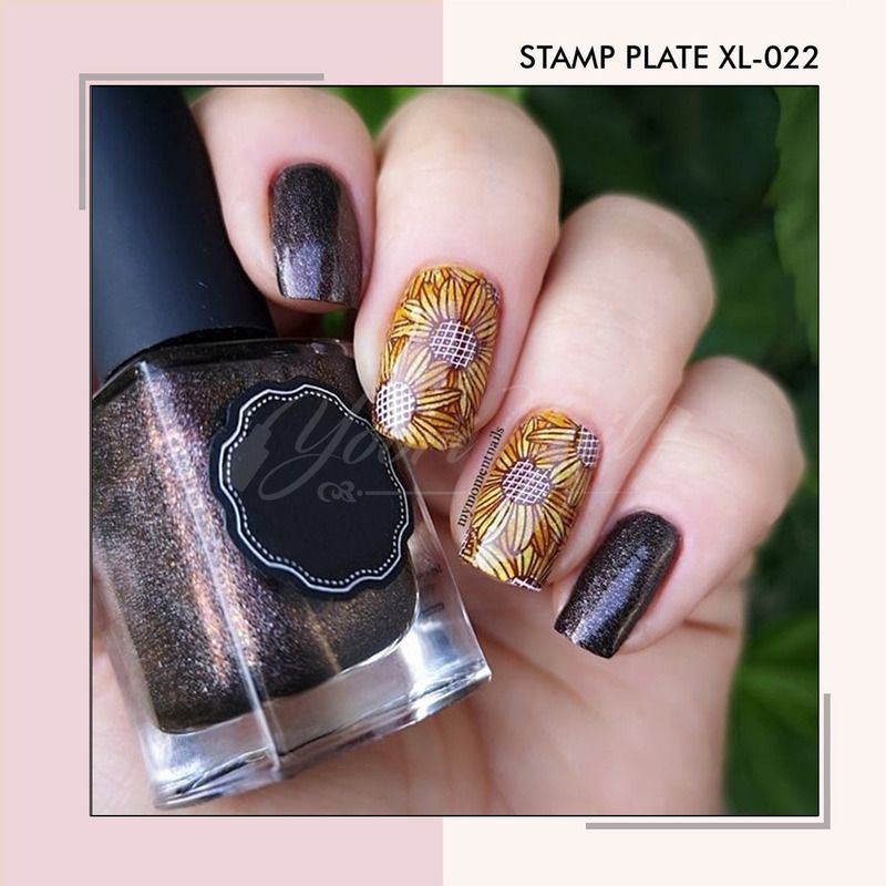 Stamp plate xl-022 stamping nail art stamp cetakan nail art