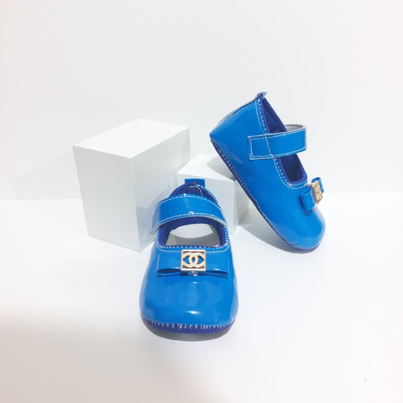 Fkids&amp;baby - Sepatu bayi prewalker / baby shoes gril - balet dianaa glosy