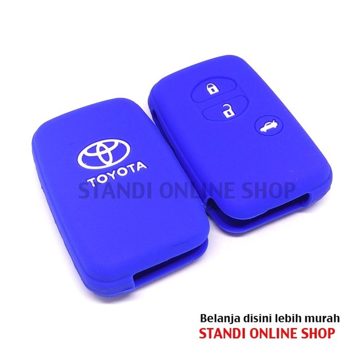 Kondom Kunci Silikon Remote Cover Toyota Camry Crown Prado Land Cruise