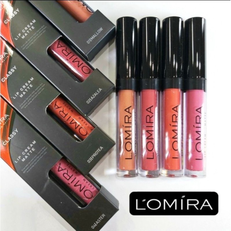 cp.x⭐️ ADA HARGA GROSIR⭐️ lomira lipcream matte -- lomira classy matte lipcream