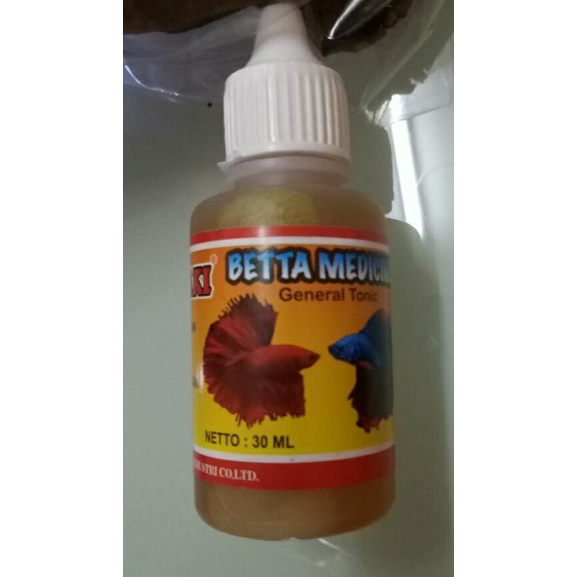 Produk Terkini Aquarium Ikan Hias Vitamin Obat Betta Medicine Cupang Aduan 30 Ml Ori