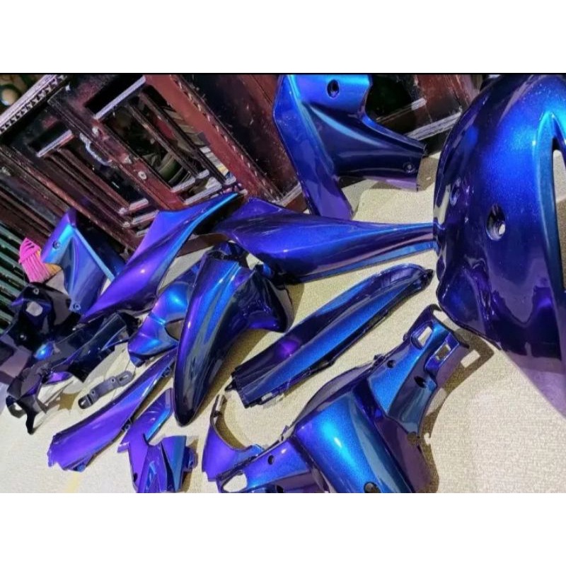 Cat bunglon 3 warna  100 ml red purple blue